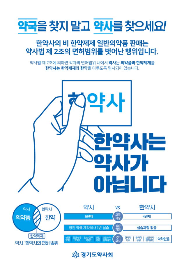 한약사는 약사가 아닙니다